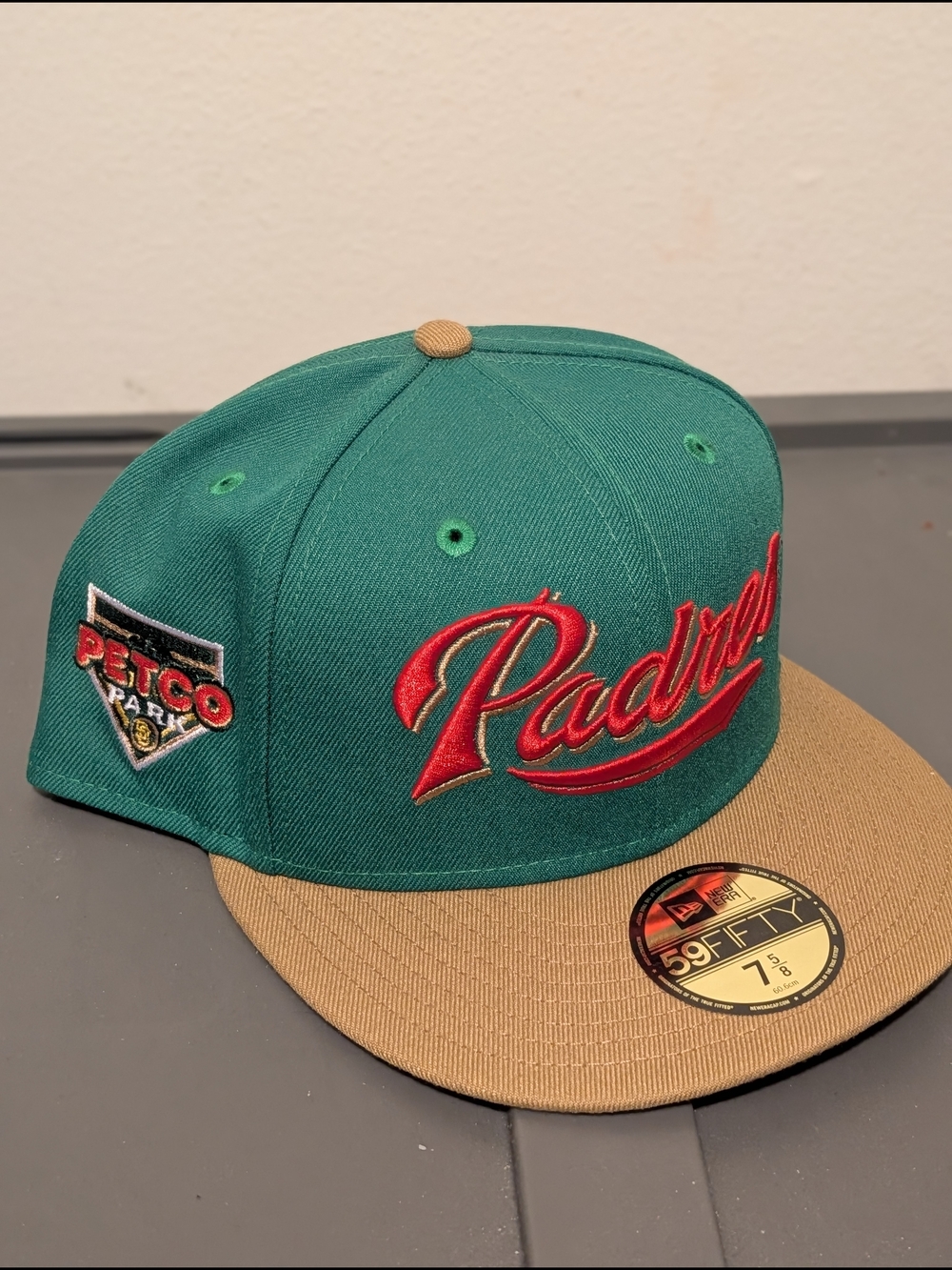 Bklyncap New Era San Diego Padres Script  Petco Park Two Tone 7 5/8